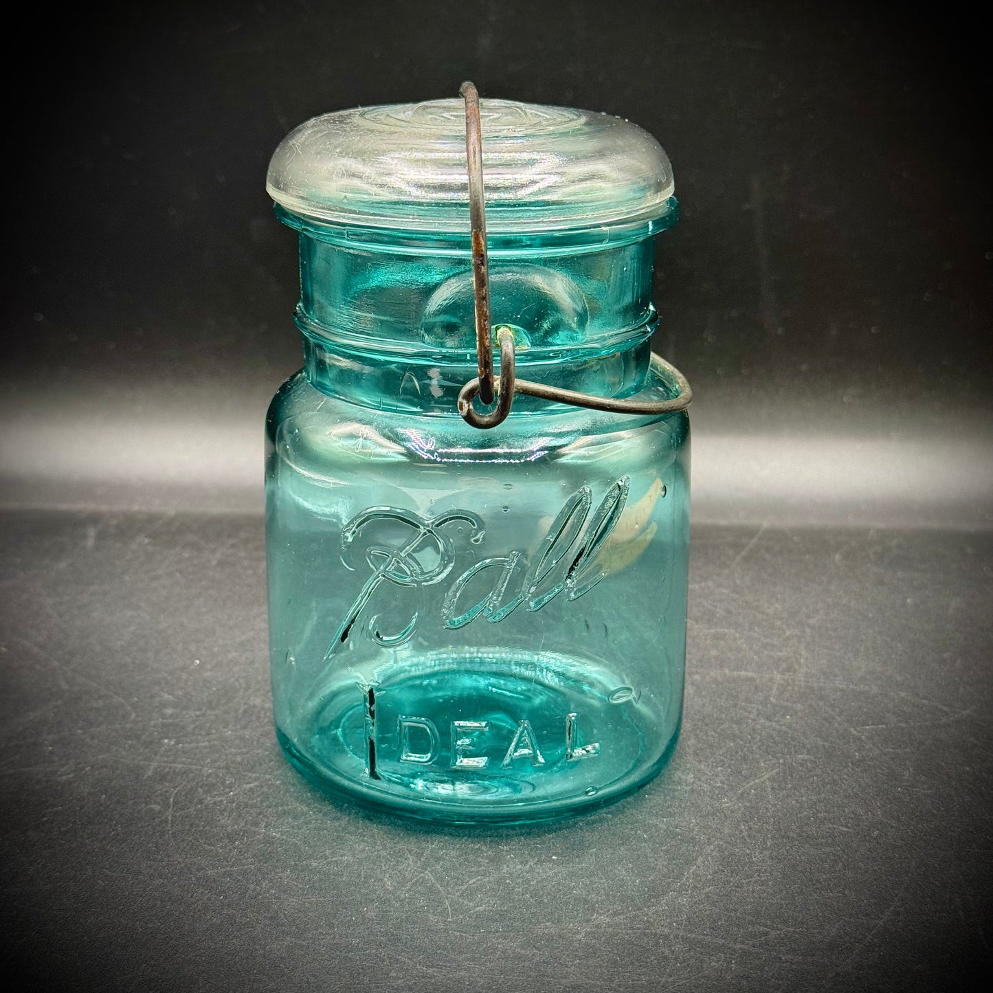 Vintage Blue Ball Ideal Jar
