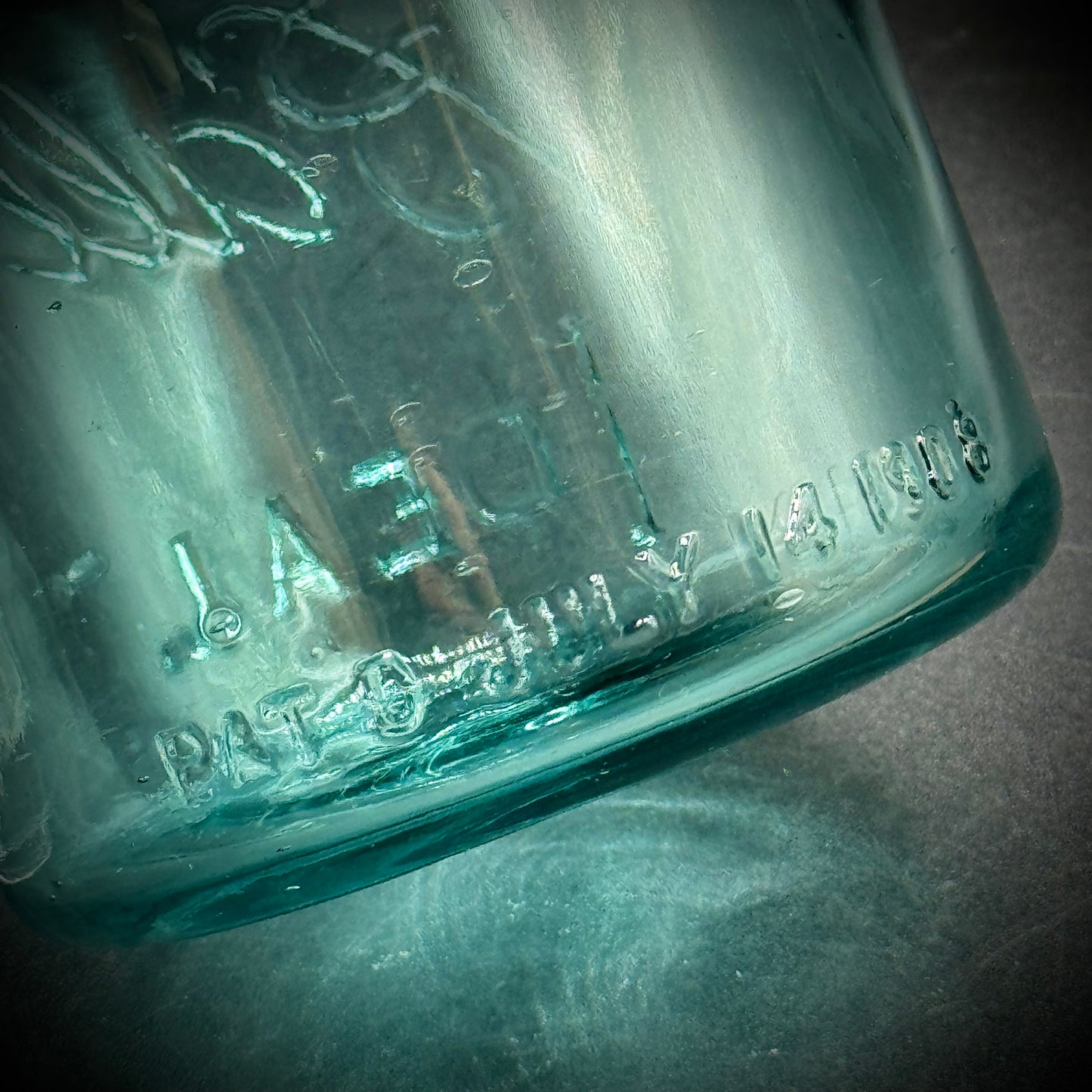 Vintage Blue Ball Ideal Jar