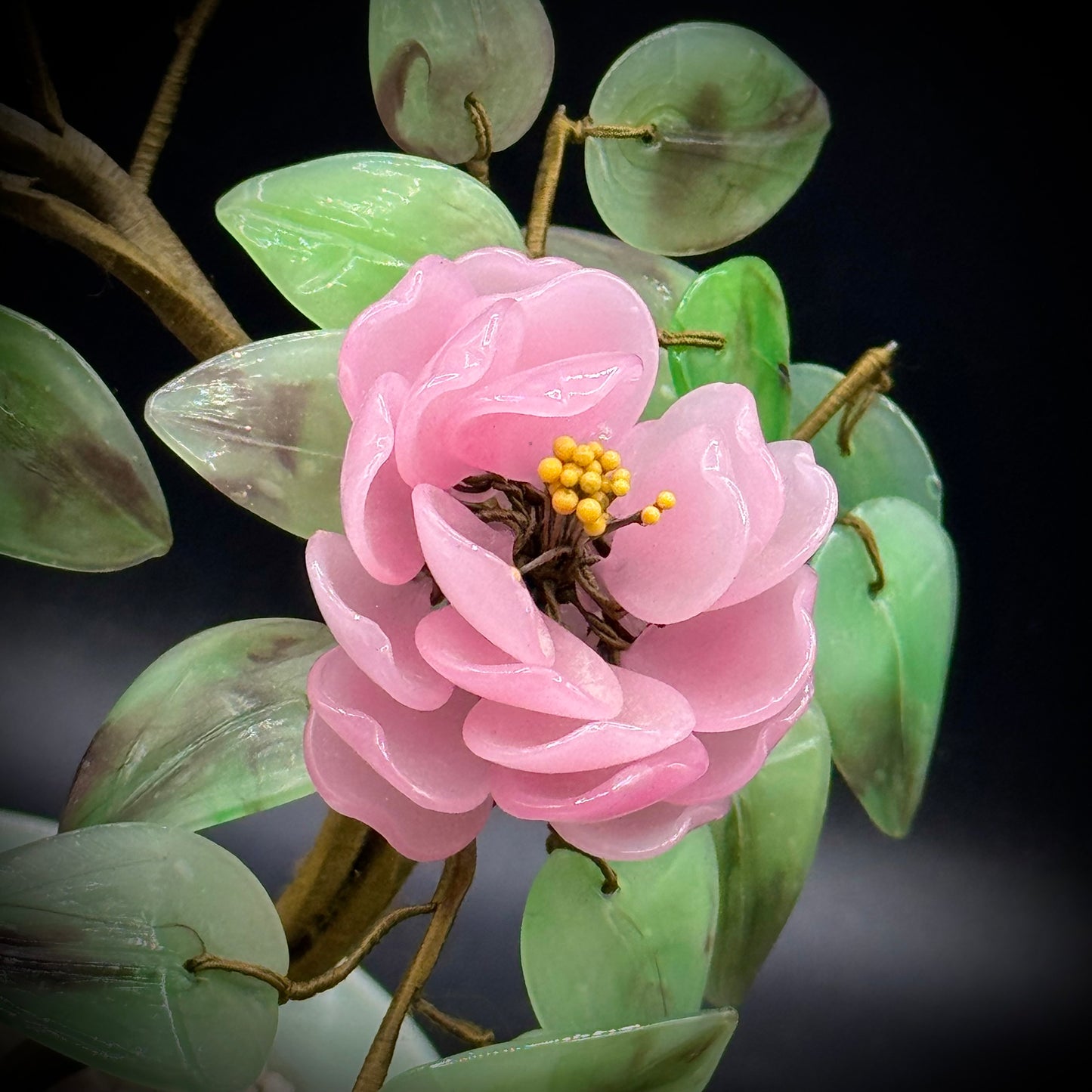 Celadon Asian Bonsai Flower Display
