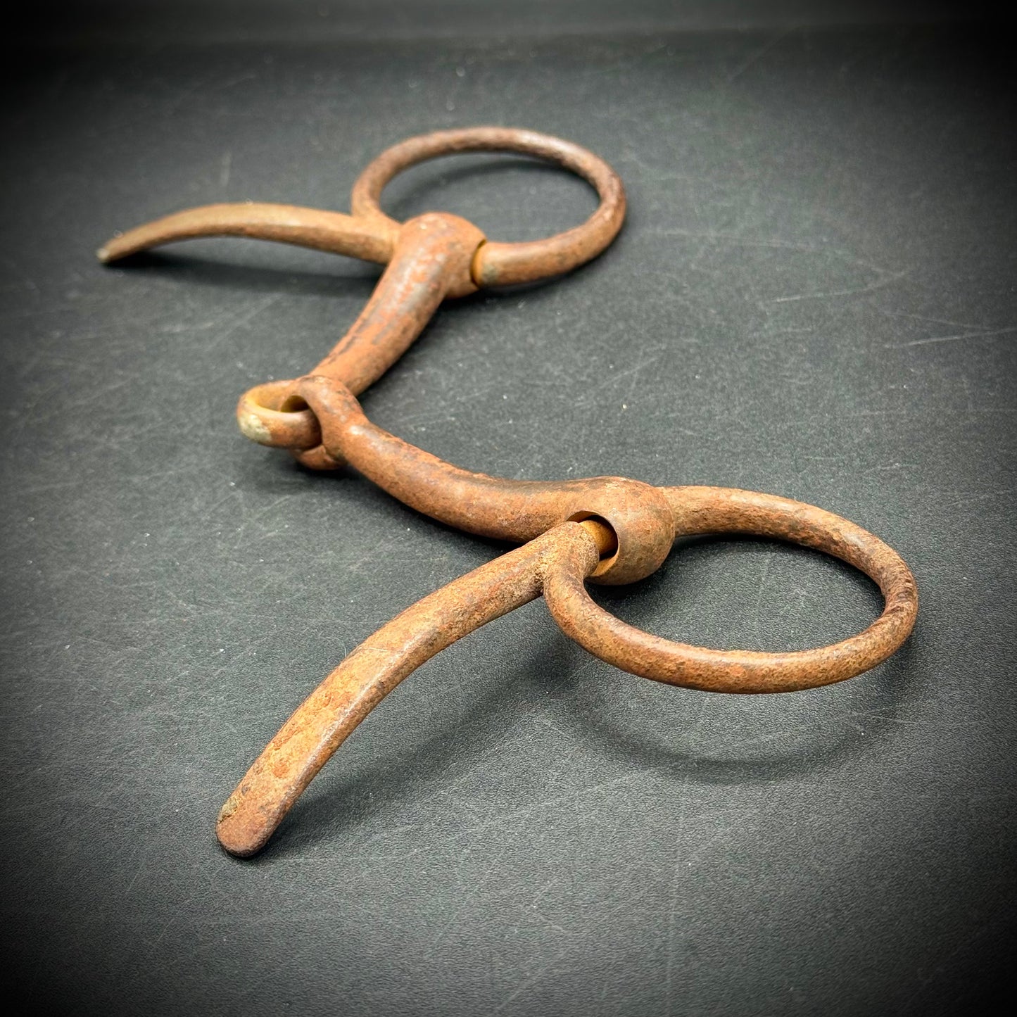 Antique Hand Forged Iron Horse Bridal Bit