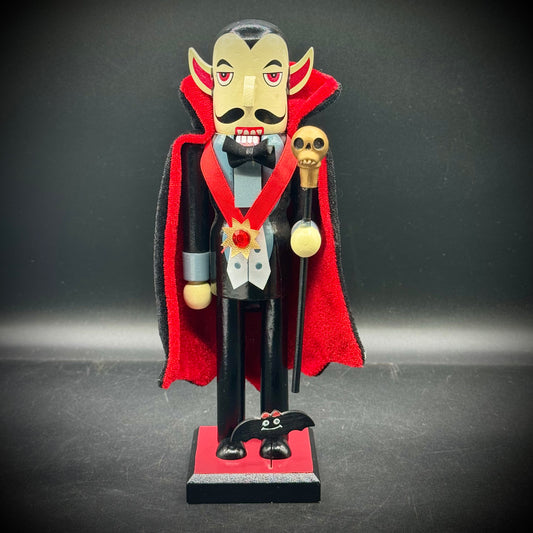 Vampire Nutcracker with Bat Accent
