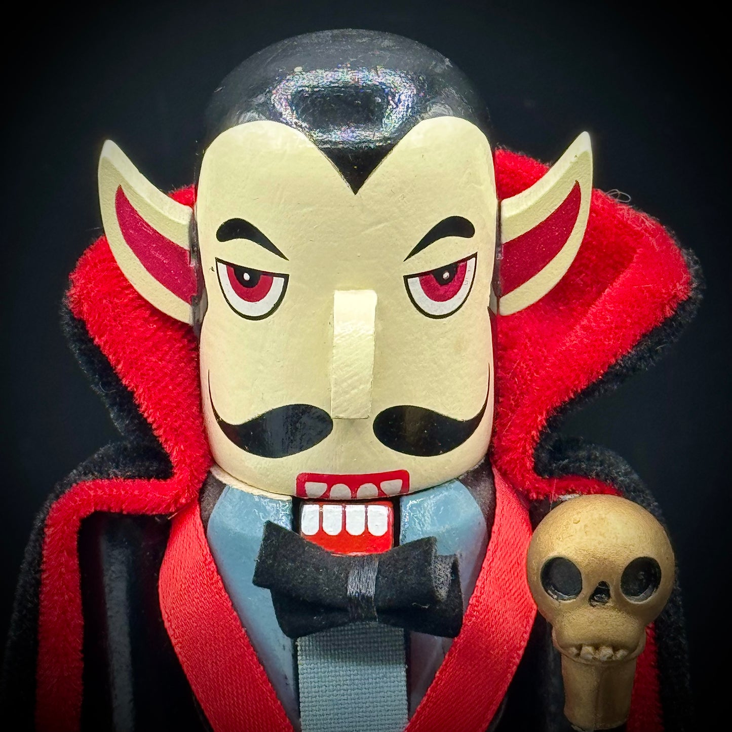 Vampire Nutcracker with Bat Accent