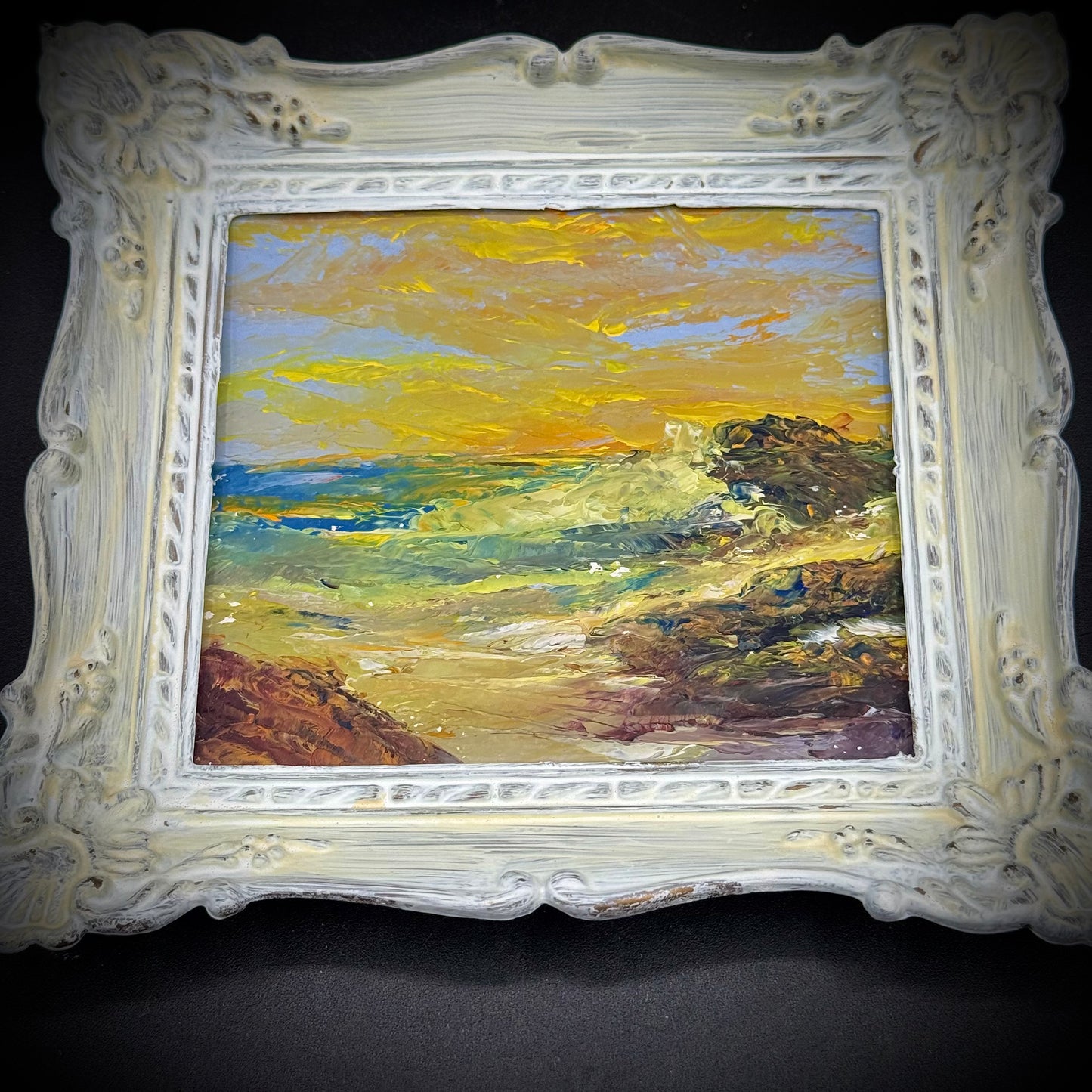 Three Vintage Impressionist Small Oil Paintings