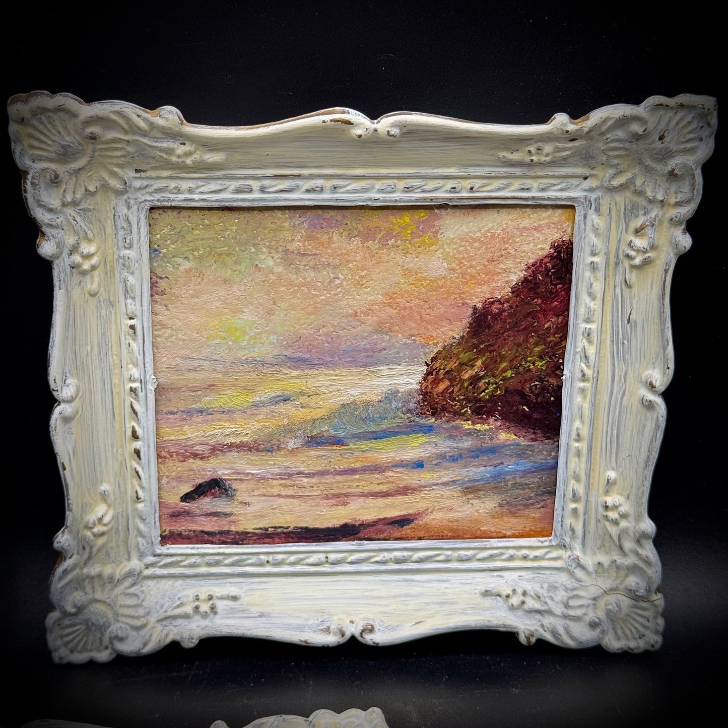 Three Vintage Impressionist Small Oil Paintings