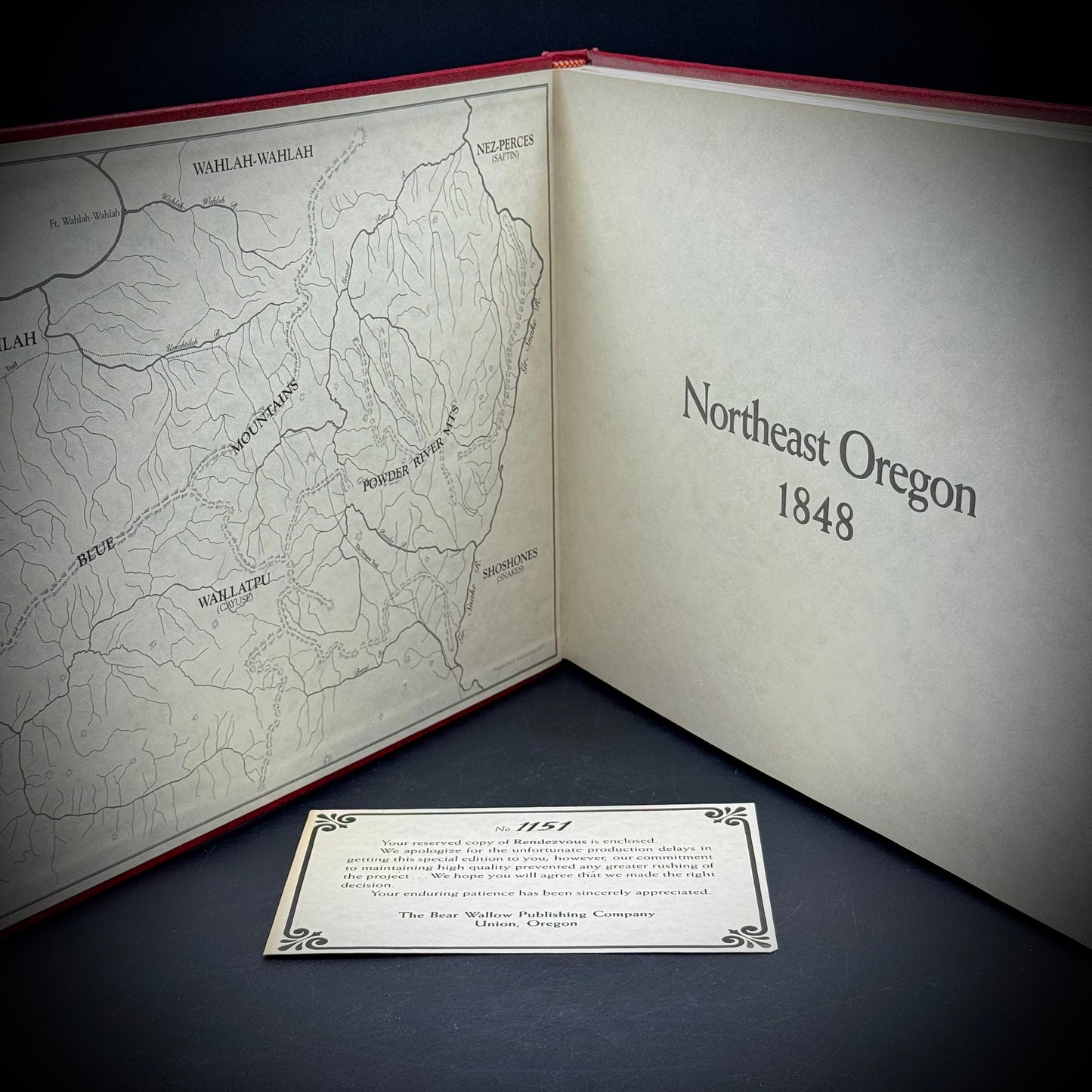 Vintage 1970s 1st Ed "Rendezvous" Nez Perce Tribe Book Signed by All 3 Authors