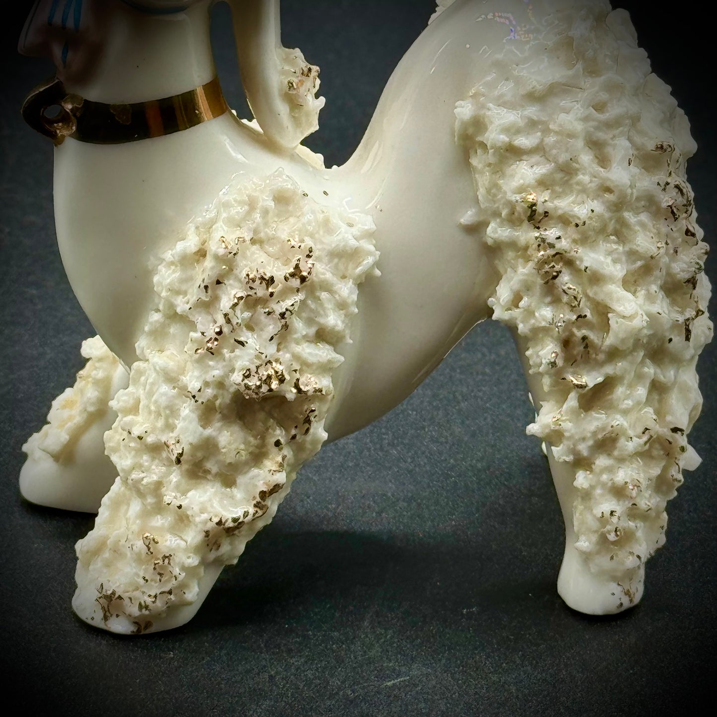 Vintage Porcelain Spaghetti Poodle "Mademoiselle Suzette"