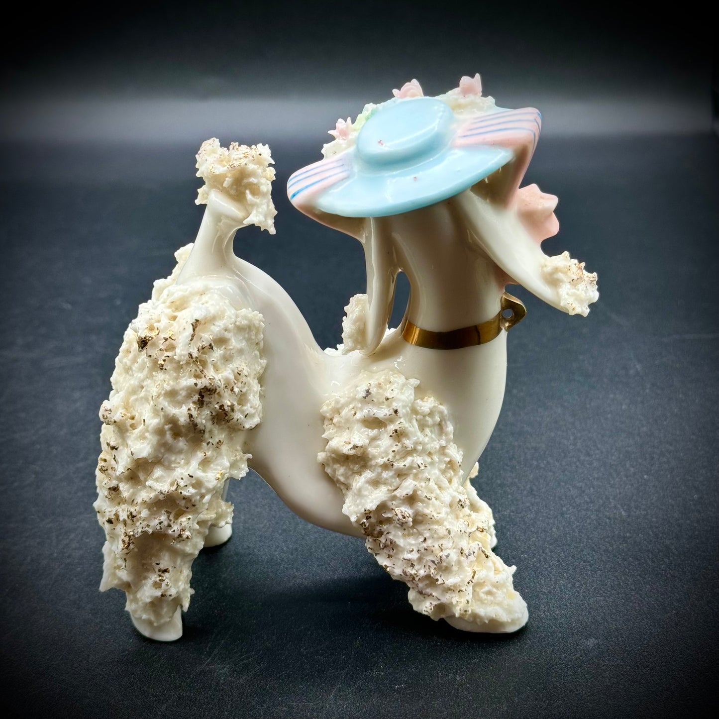 Vintage Porcelain Spaghetti Poodle "Mademoiselle Suzette"