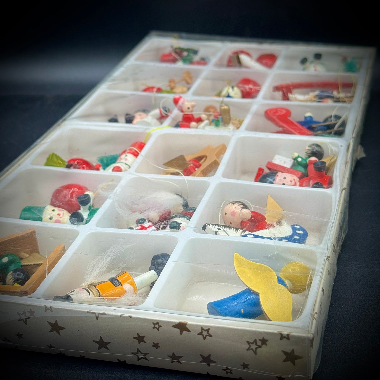 Collection of Vintage Wood Ornaments #2