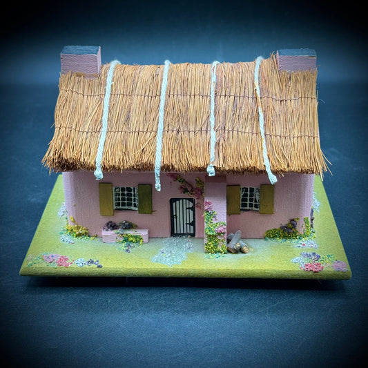 Vintage Pauline Ralph Irish Cottage Music Box - Made in England