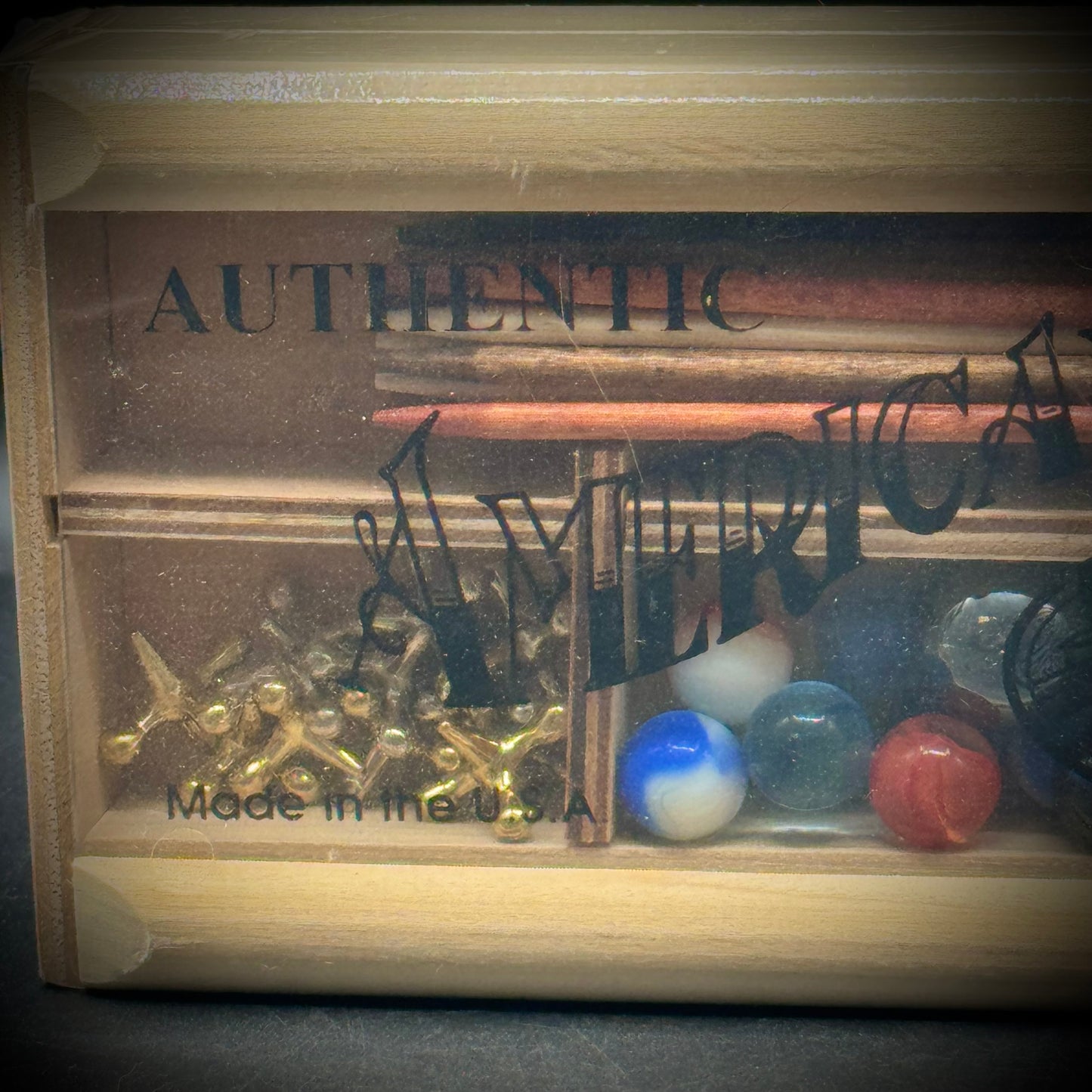 New Americana Inspired Play Set with Marbles