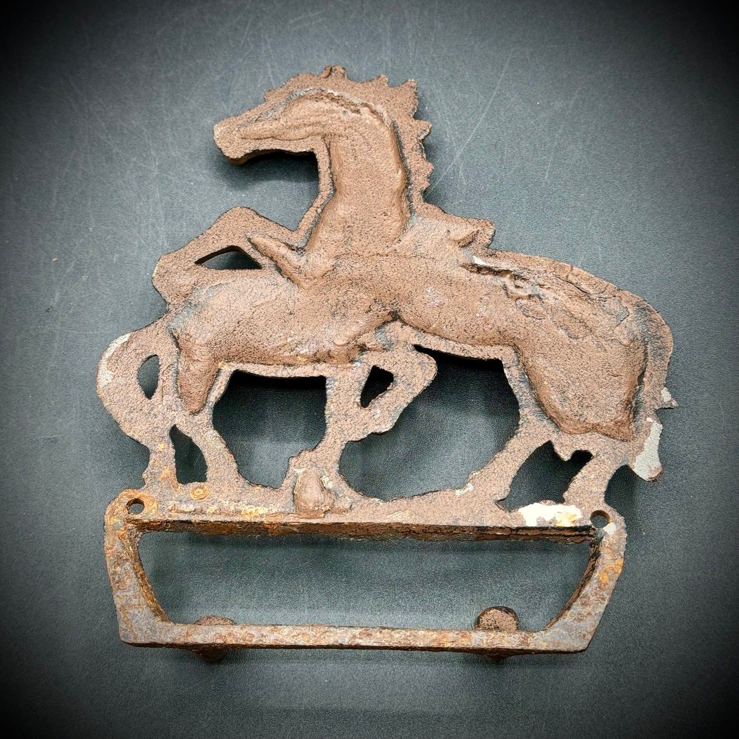 Vintage Cast Iron Horse Hooks