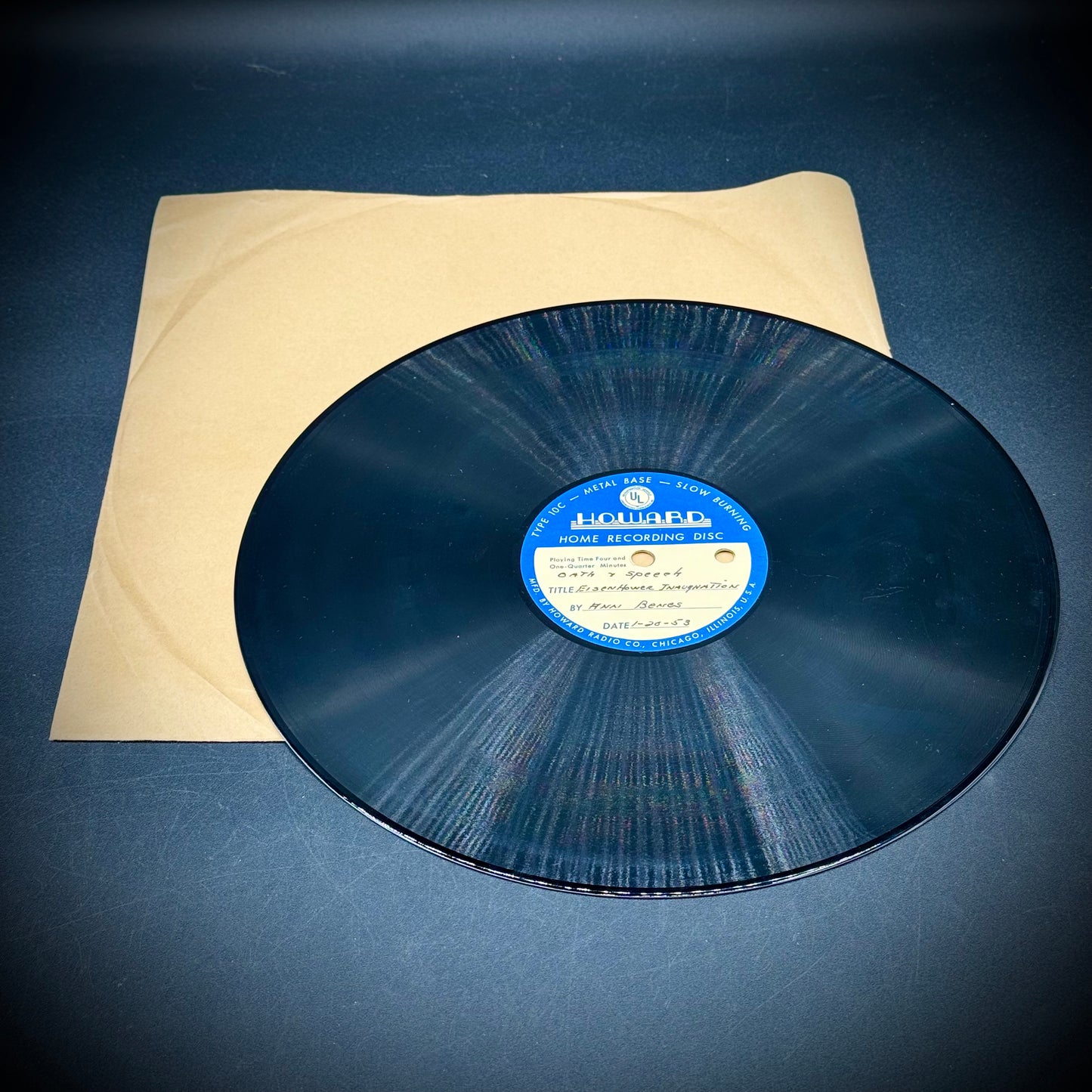 Original 1953 Record Recording - Eisenhower Inauguration