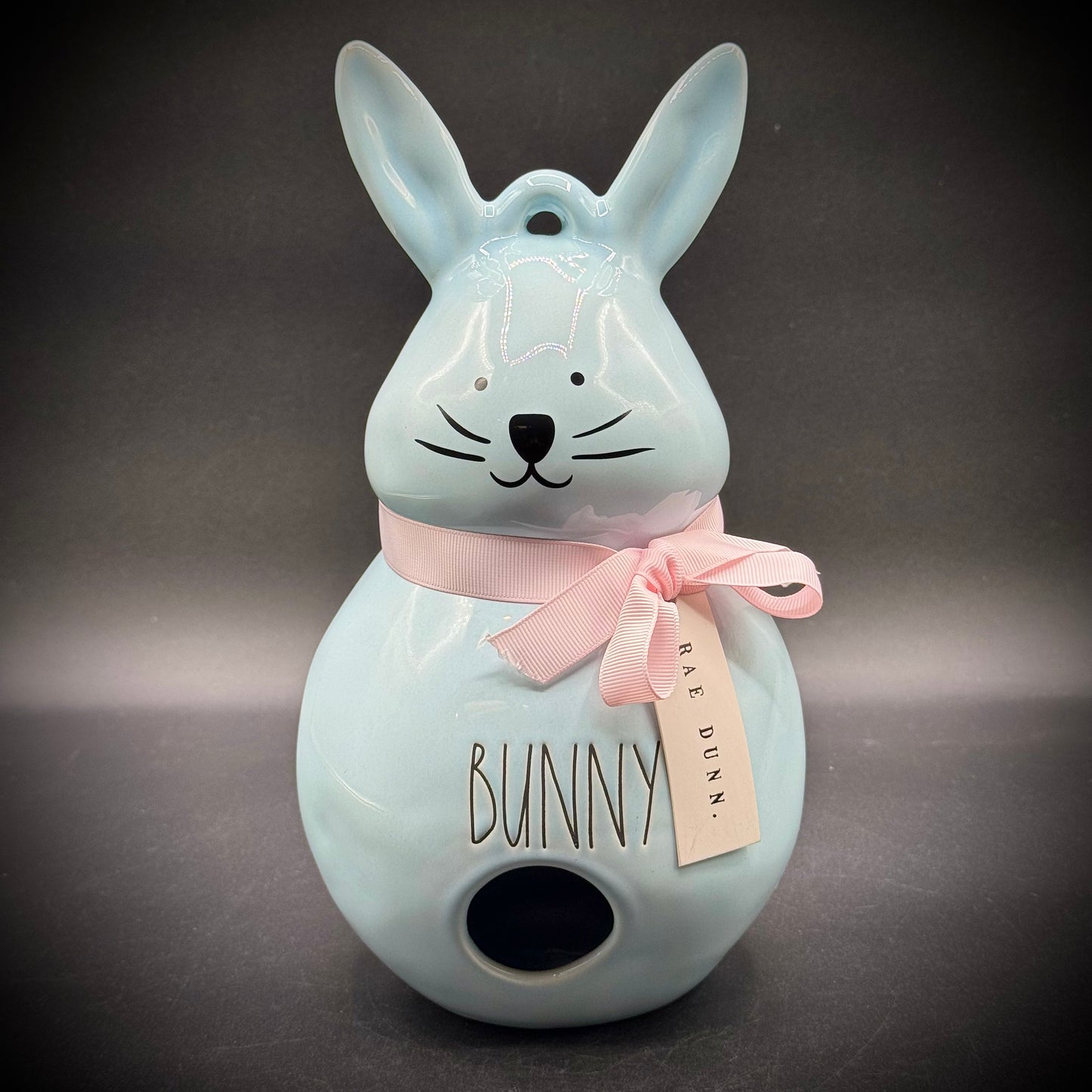 New w/Tag Rae Dunn Bunny Rabbit Bird Feeder