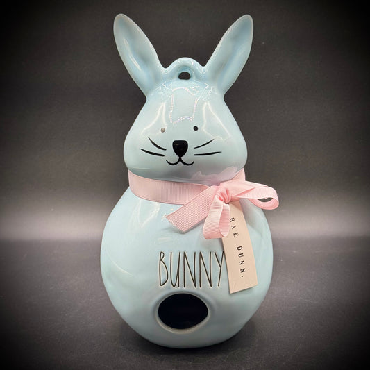 New w/Tag Rae Dunn Bunny Rabbit Bird Feeder