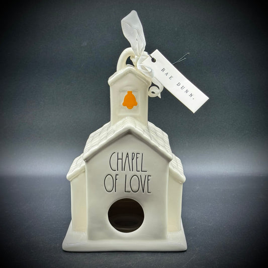 New w/Tags Rae Dunn Chapel of Love Bird House