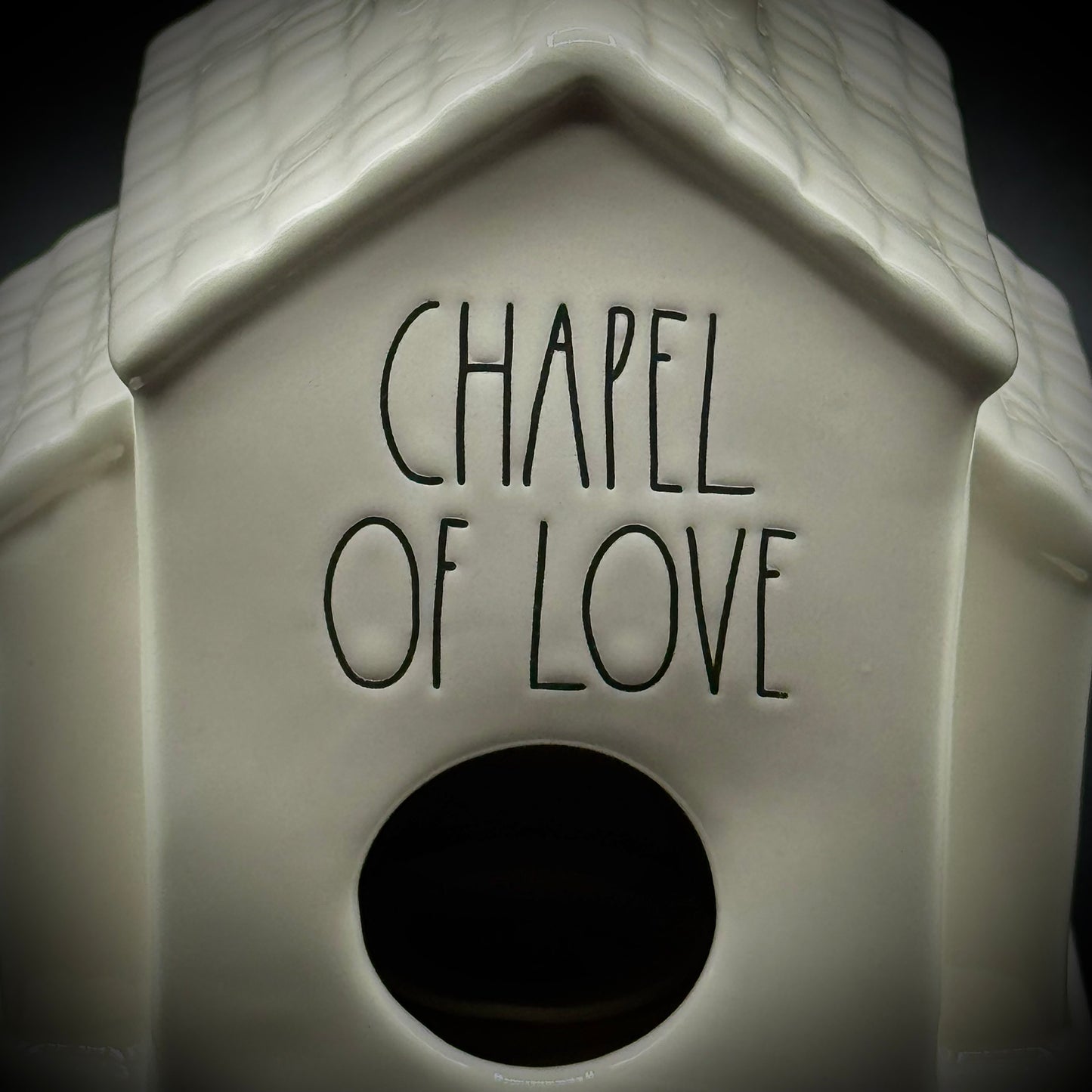 New w/Tags Rae Dunn Chapel of Love Bird House