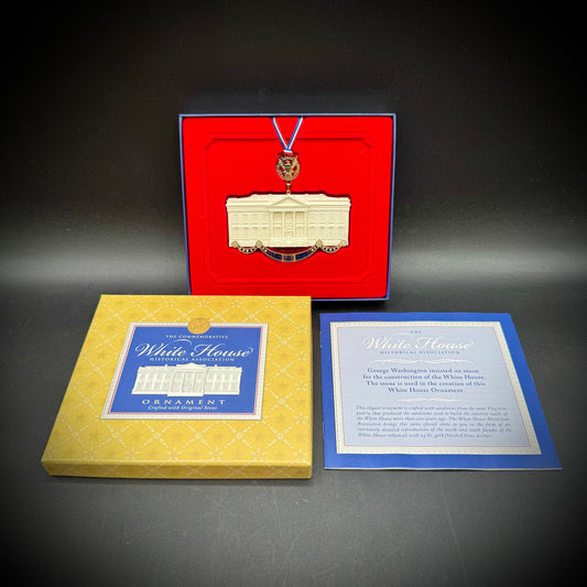 White House Historical Association 2000 Christmas Ornament - Quarry Stone Facade