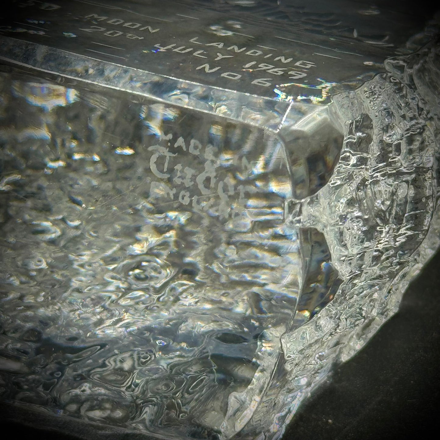 RARE Apollo 11 20th Anniversary Crystal by Tudor of England