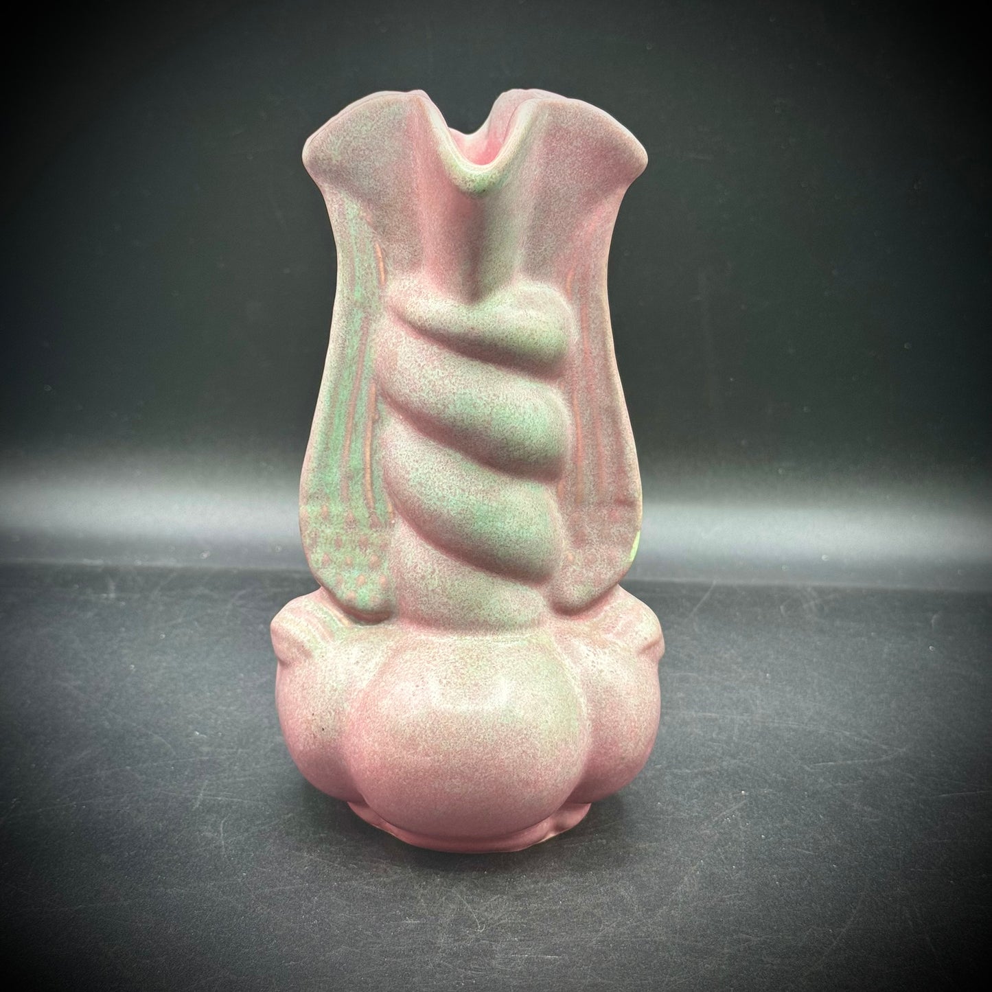 Vintage Niloak Arkansas Pottery Vase w/Original Label