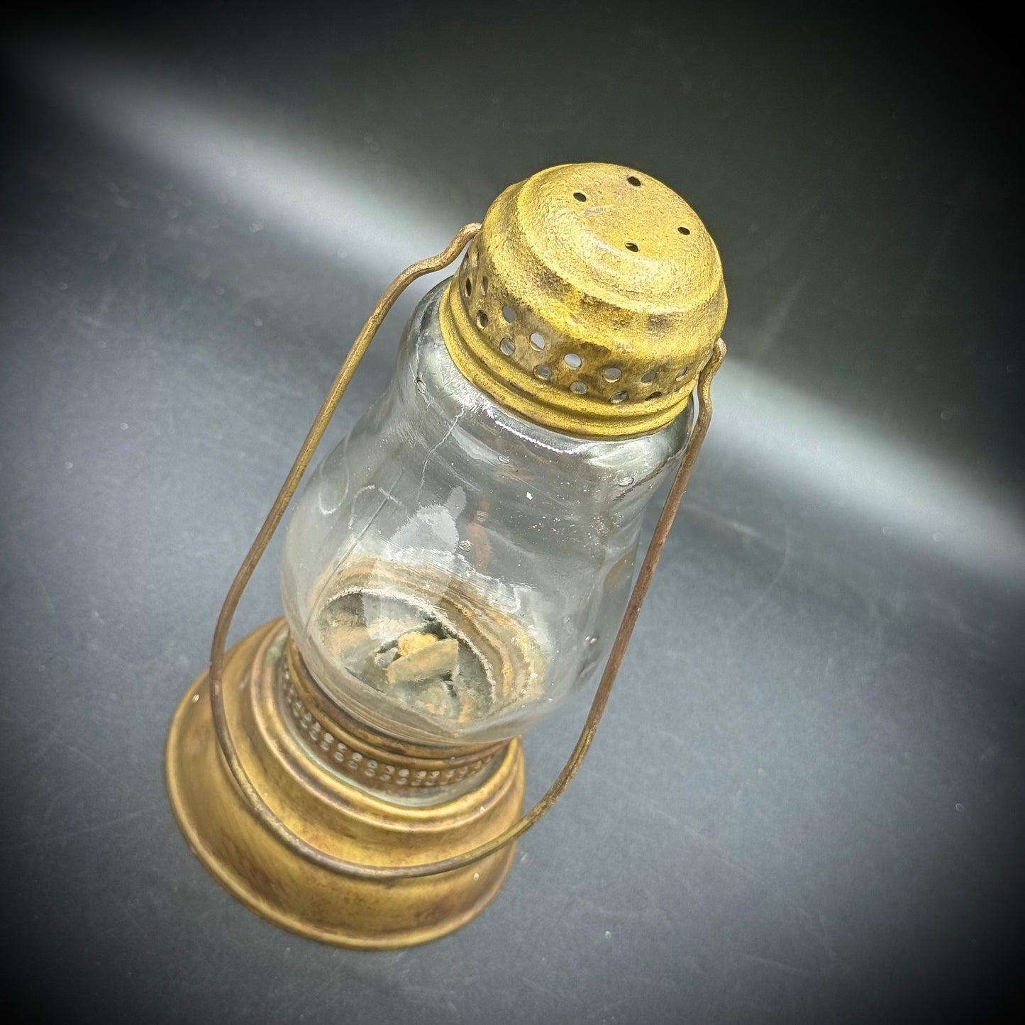 Small Metal & Glass Lantern