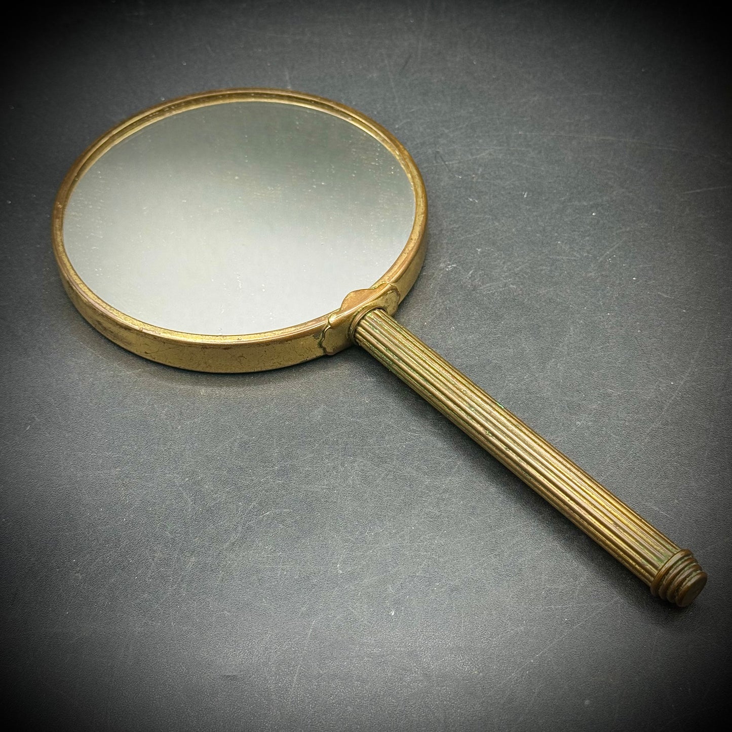 Vintage Art Deco Hand Mirror