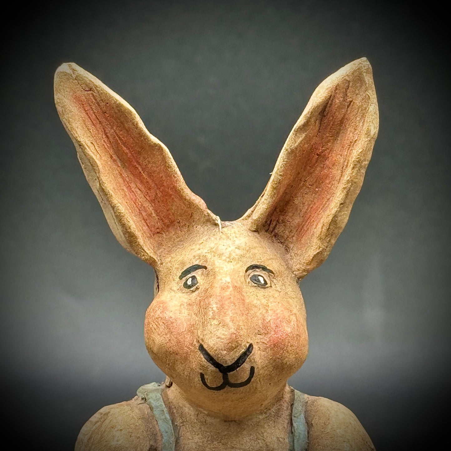 Vintage Folk Art Bunny Rabbit Handcrafted in Virginia