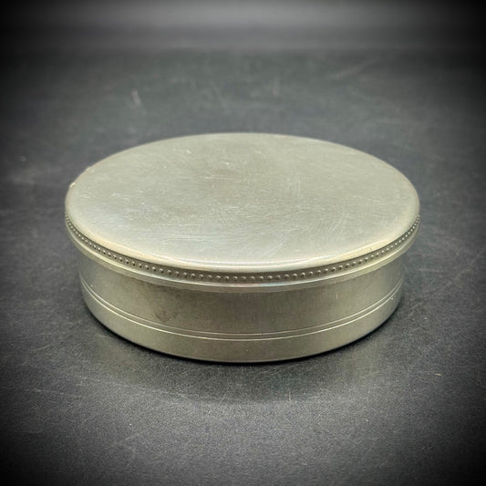 Vintage Tiffany & Company Handcrafted Pewter Lidded Box