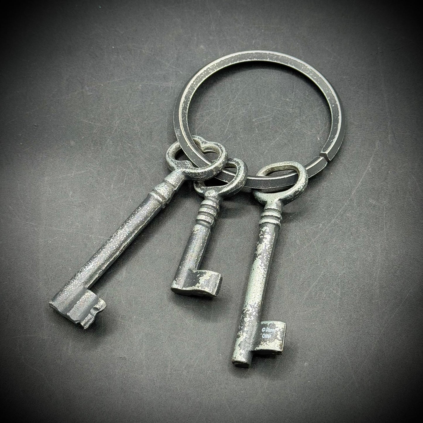 Decorative Metal Keys on Ring