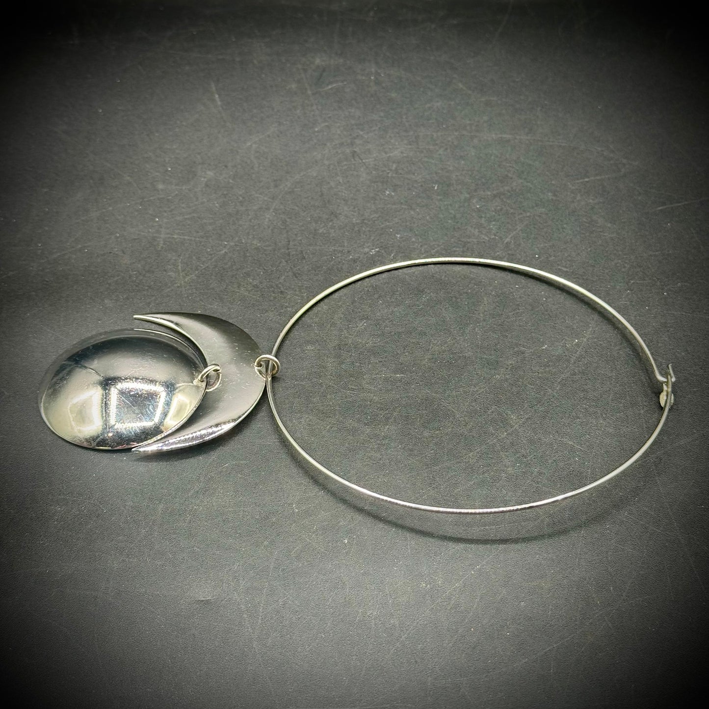 Vintage Trifari Modernist Pendant on Torque
