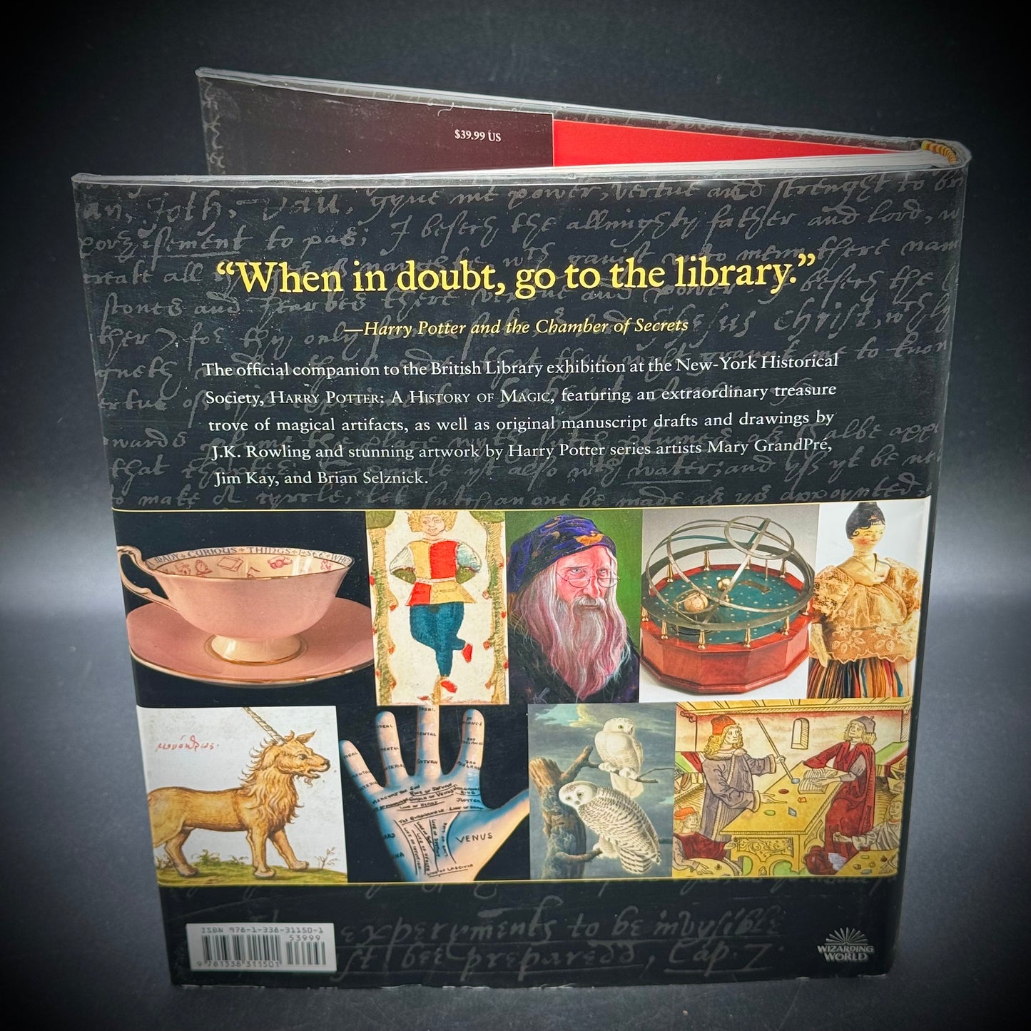 Harry Potter "A History of Magic" Art Book