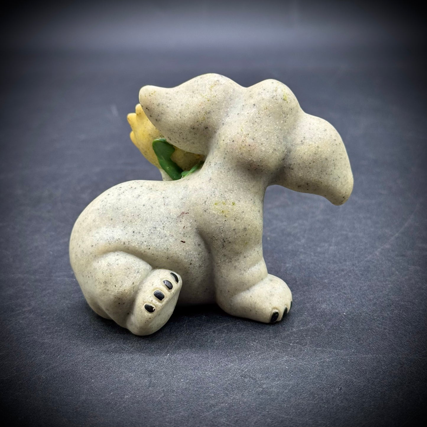 Vintage Quarry Critter Elephant & Sunflower "You Are My Sunshine" Figurine