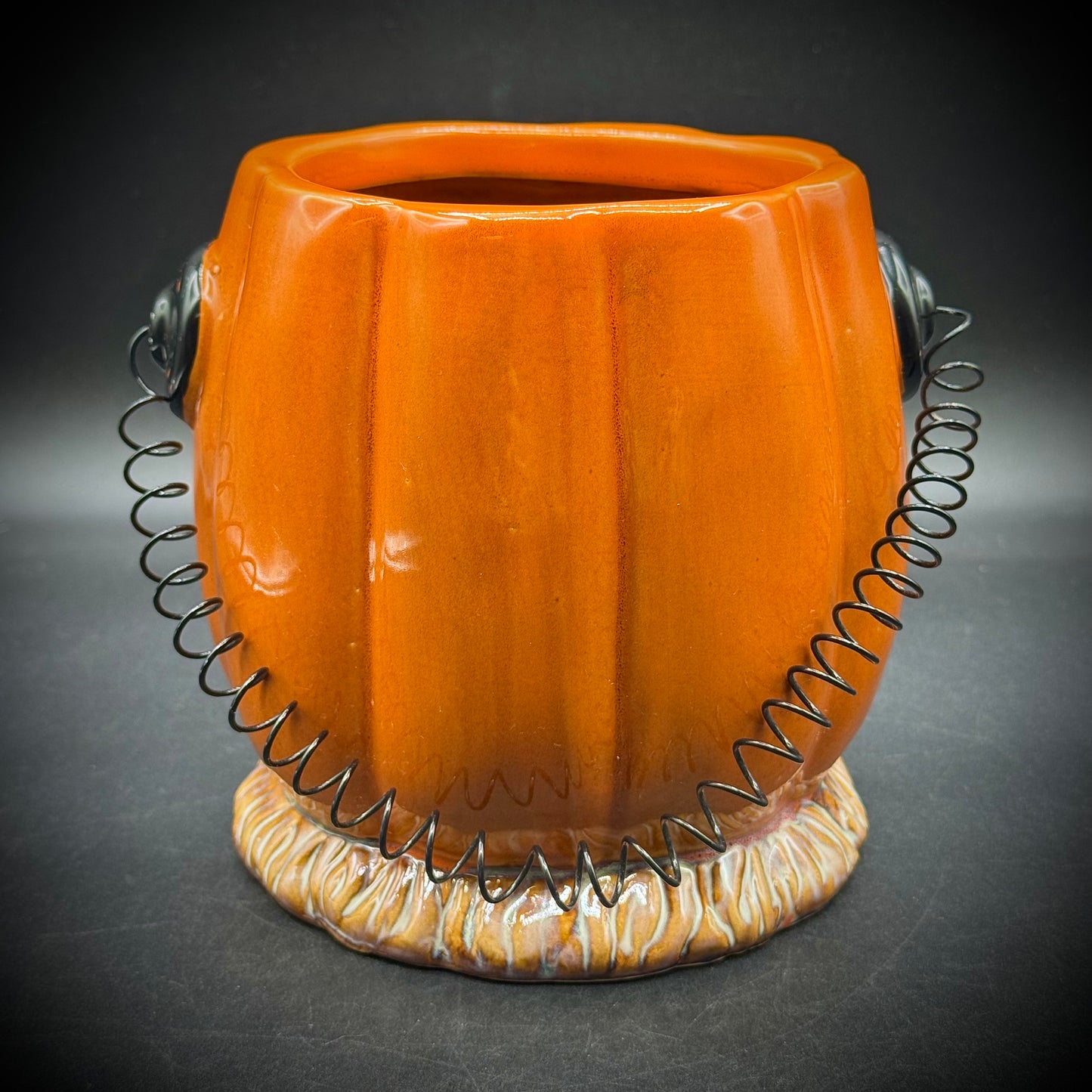 Yankee Candle Halloween "Boney Buzz" Pumpkin Jar Candle Holder
