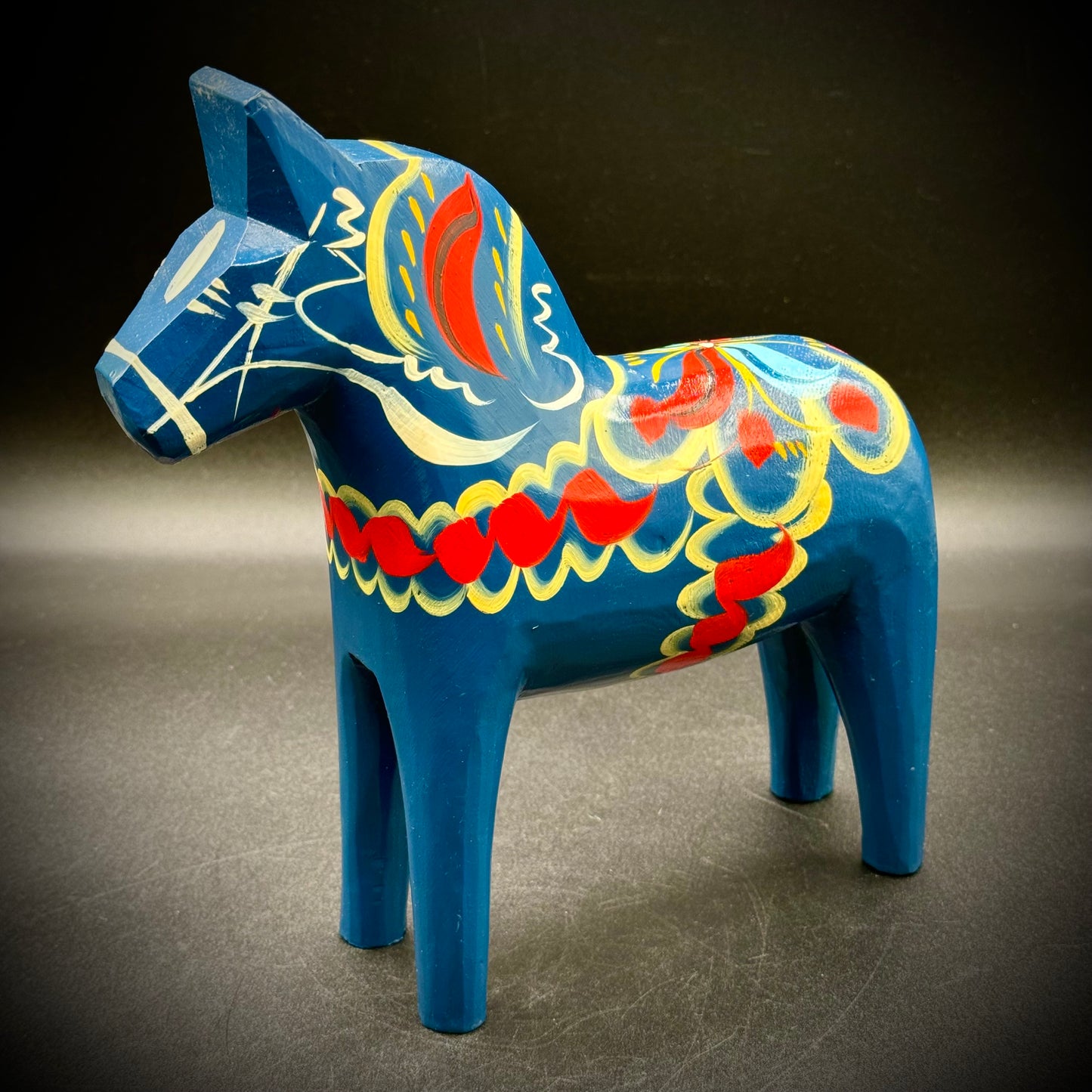 Large Hand Painted Dala Horse Sweden