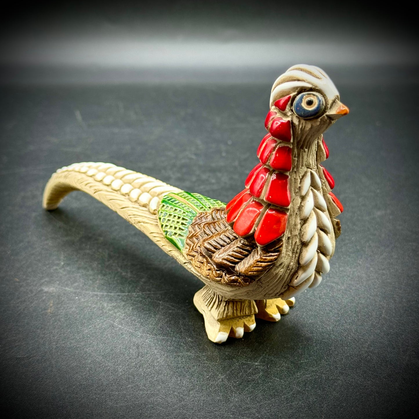 Rare Artesania Rinconada Pheasant "One Of The First 100 Designs"