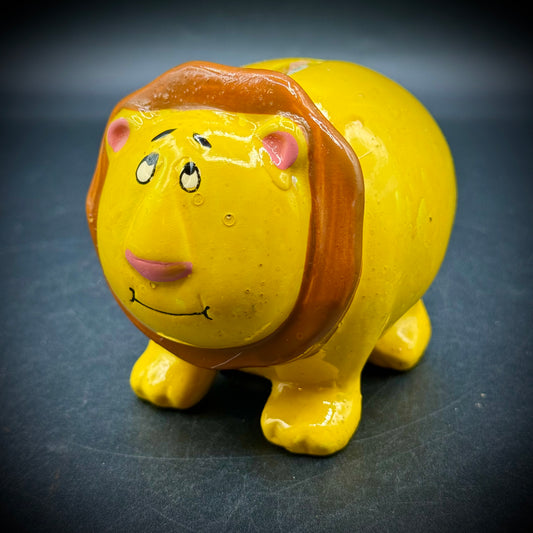 Vintage Ceramic Adorable Lion Coin Bank