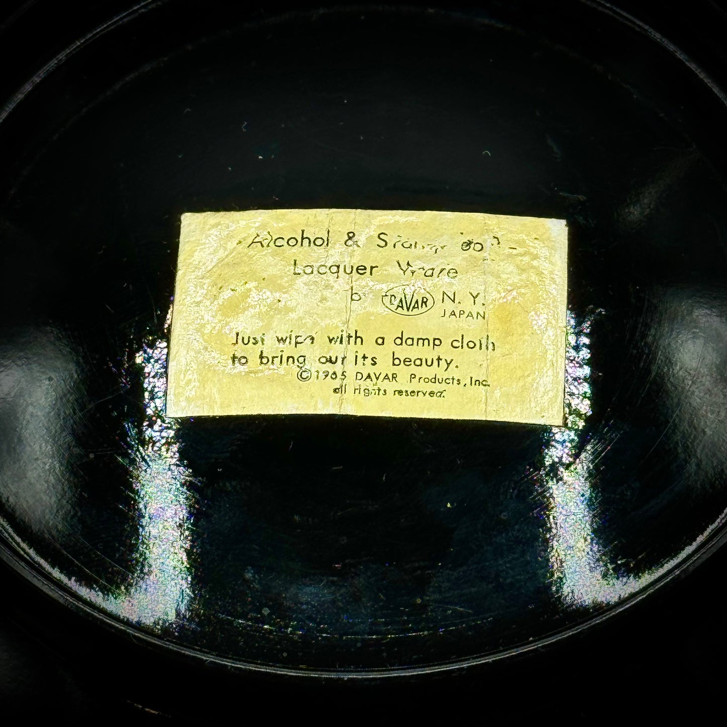 Vintage Lacquerware Bowl