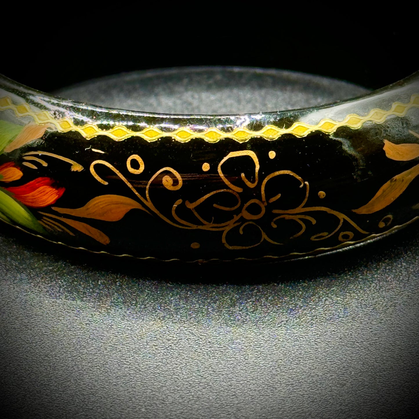 Hand Painted Russian Lacquerware Bangle