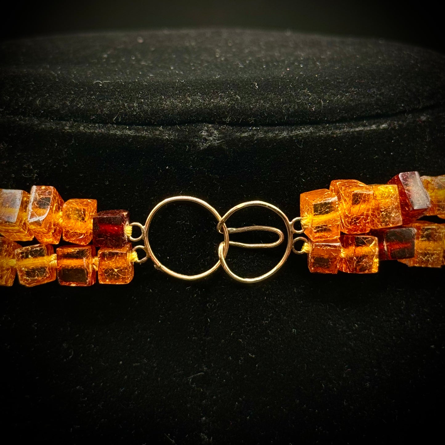 Vintage Baltic Amber Double Strand Necklace