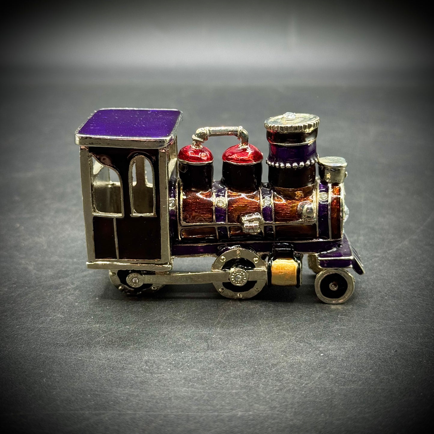 Objet d'Art by Work of Art "Train Engine" Trinket Box