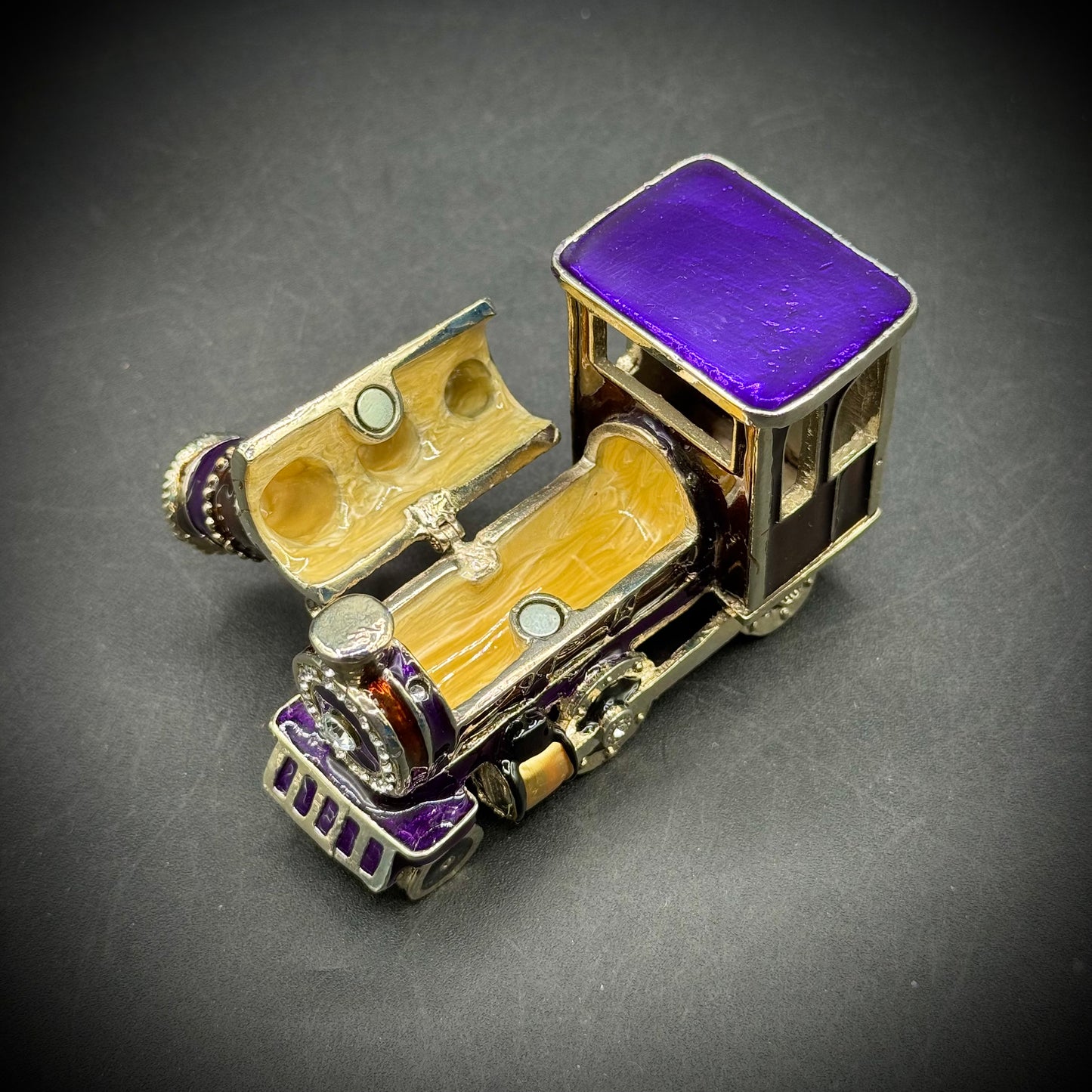 Objet d'Art by Work of Art "Train Engine" Trinket Box