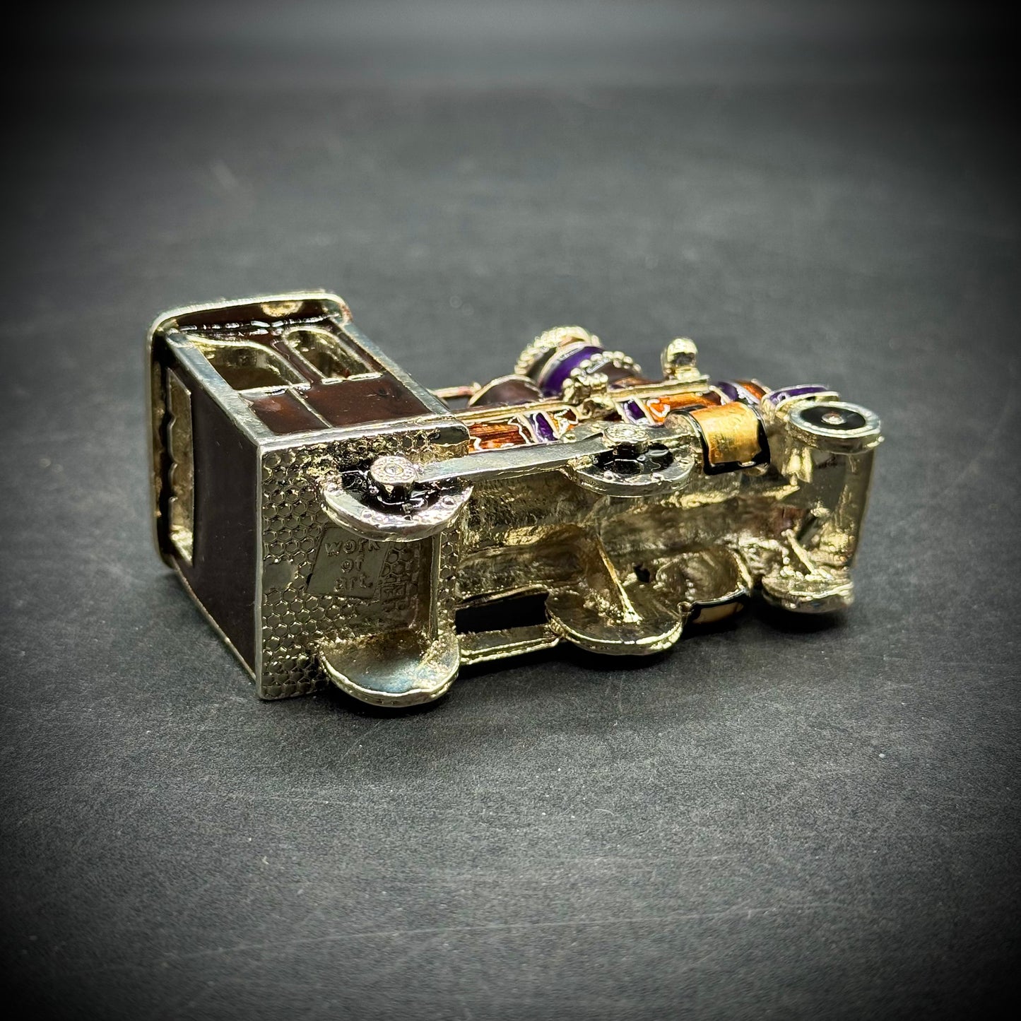 Objet d'Art by Work of Art "Train Engine" Trinket Box
