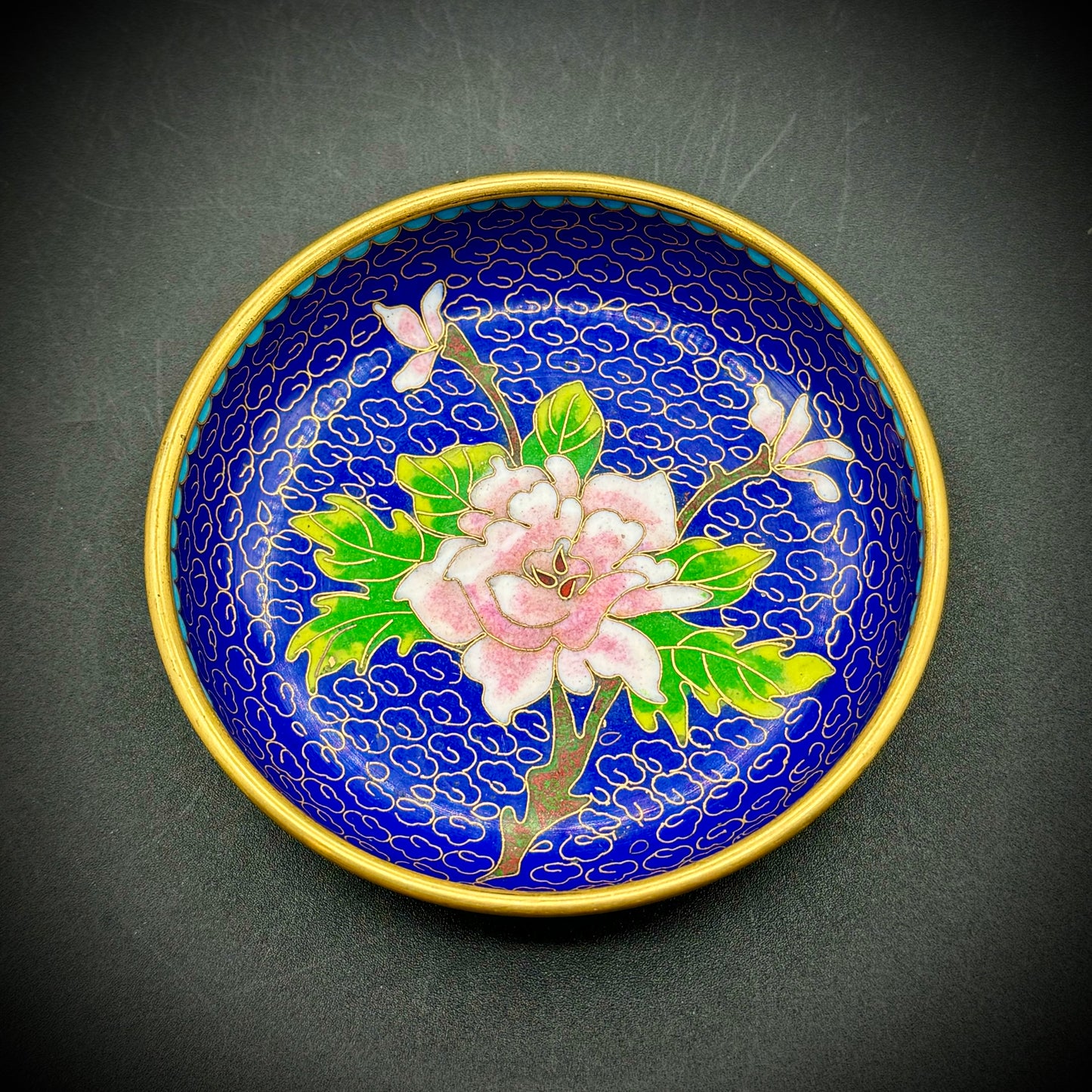 Vintage Cloisonné Trinket Dish