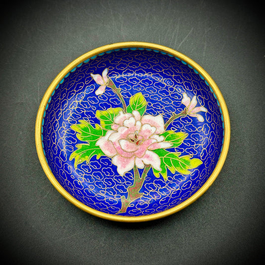 Vintage Cloisonné Trinket Dish