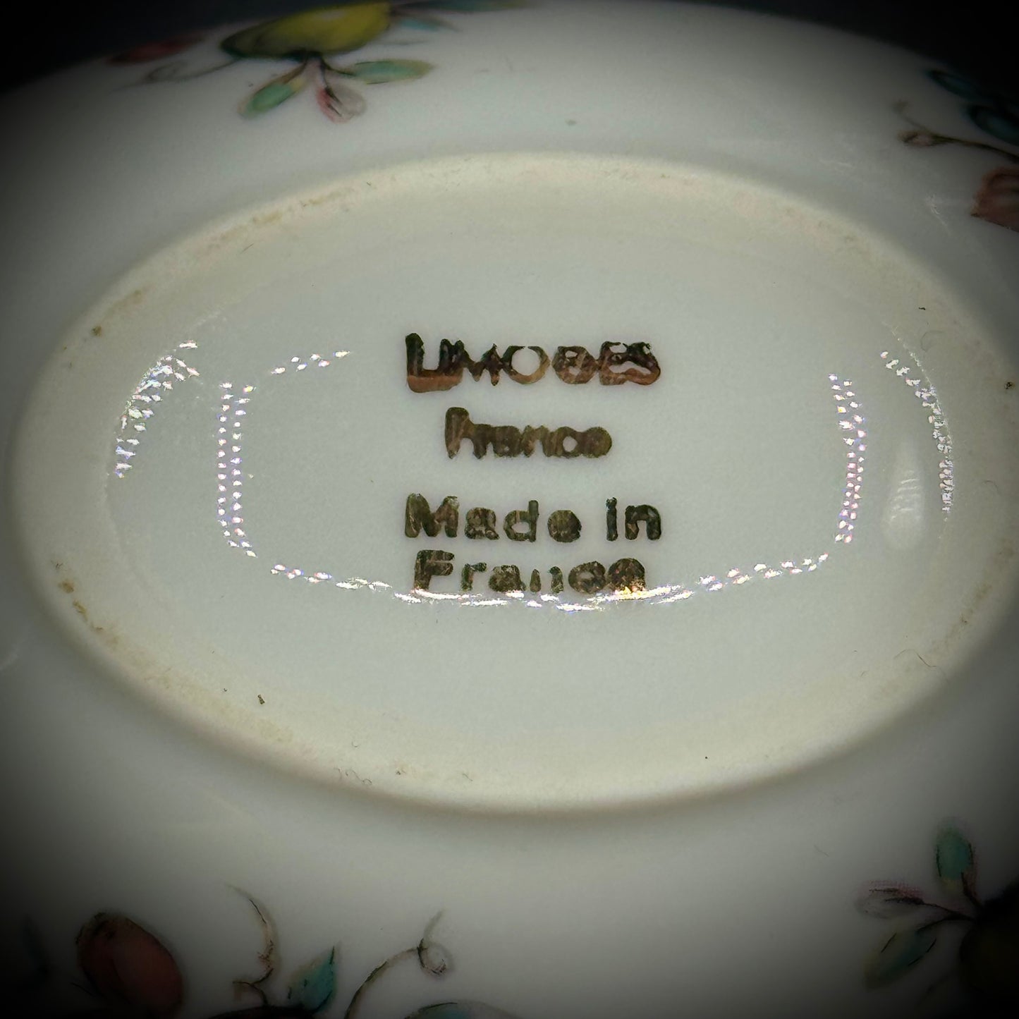 Vintage Limoges France Lidded Egg Trinket Box