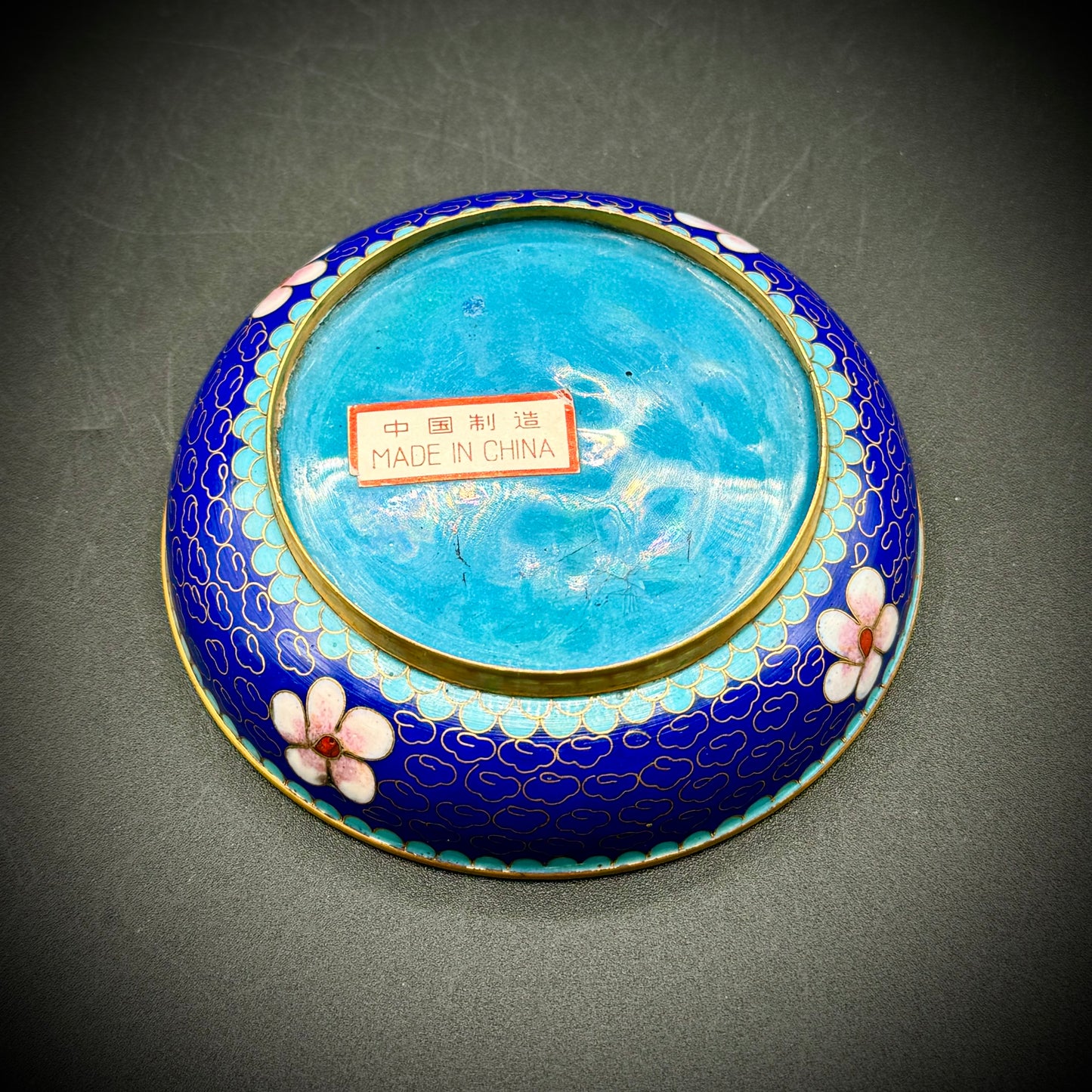 Vintage Cloisonné Trinket Dish