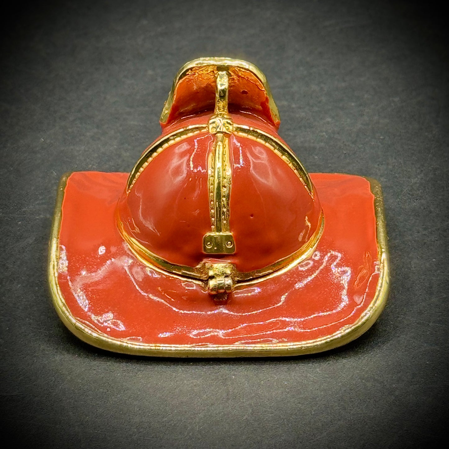 Objet d'Art by Work of Art "Firefighter's Helmet" Trinket Box