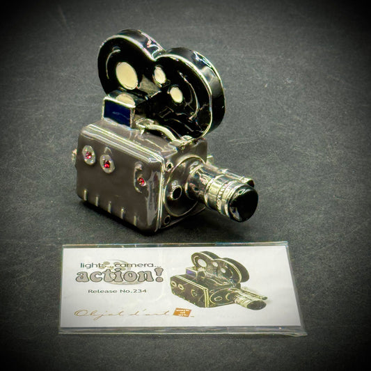Objet d'Art by Work of Art "Movie Camera" Trinket Box
