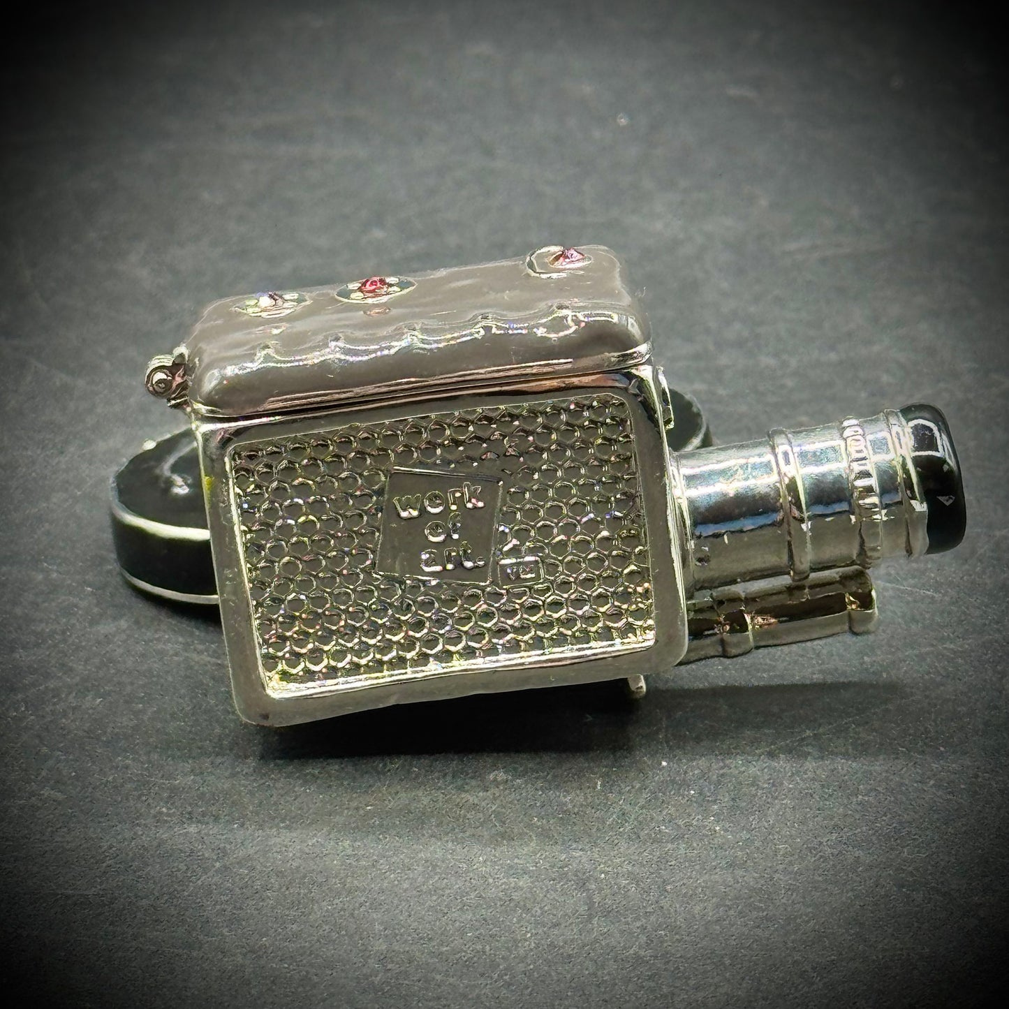 Objet d'Art by Work of Art "Movie Camera" Trinket Box