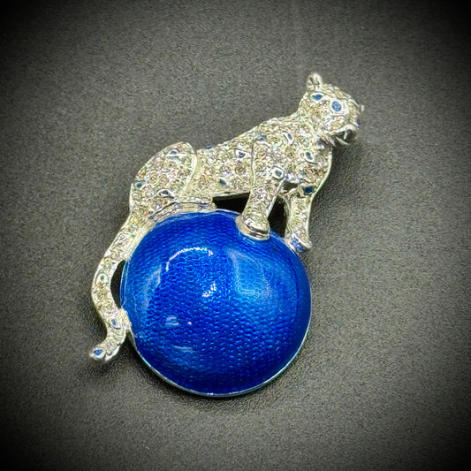 Vintage Napier Duchess of Windsor Collection Leopard Brooch