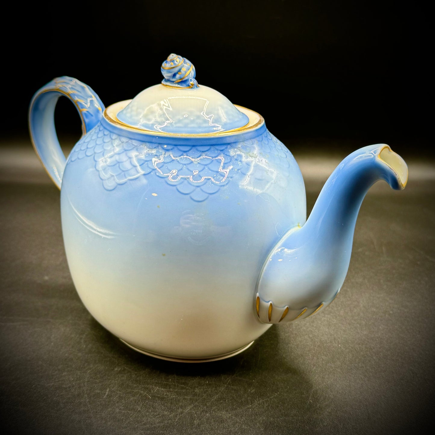 Gorgeous Blue Teapot Made in Denmark